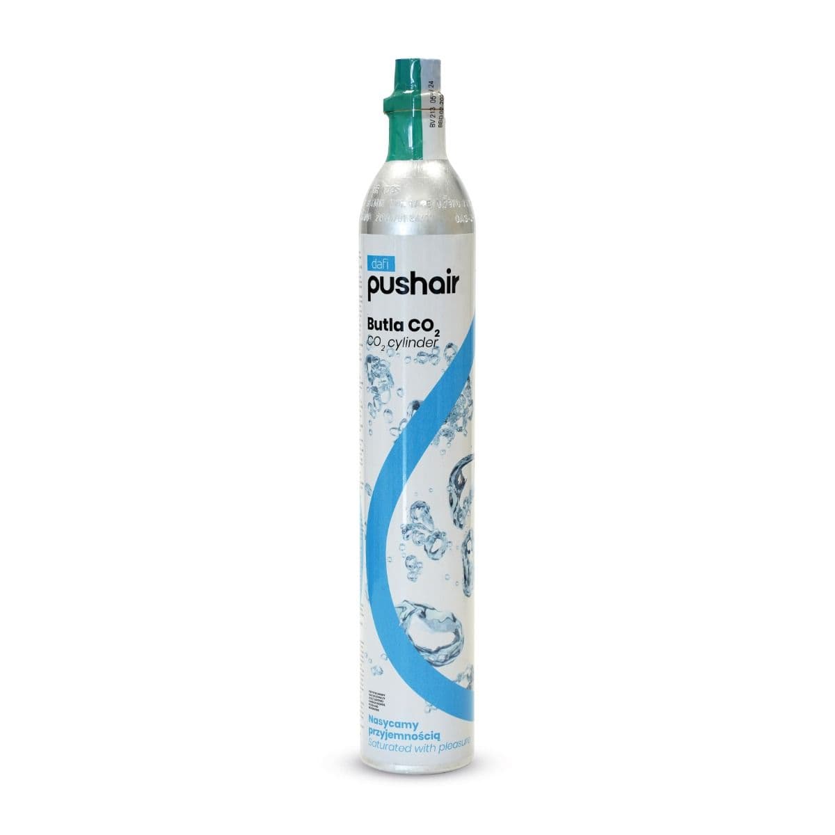 Cartouche de CO2 PUSHAIR pour saturateur Dafi, cylindre avec gaz pour siphon