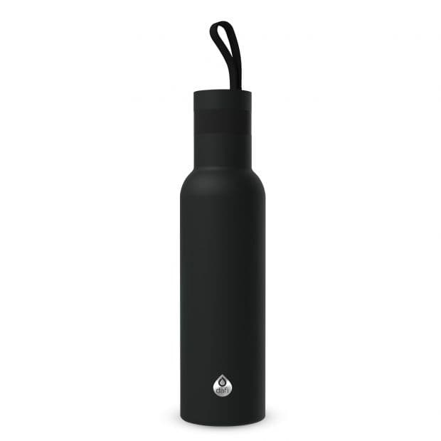 Bouteille Thermo Dafi EASY en acier inoxydable 490 ml Noir